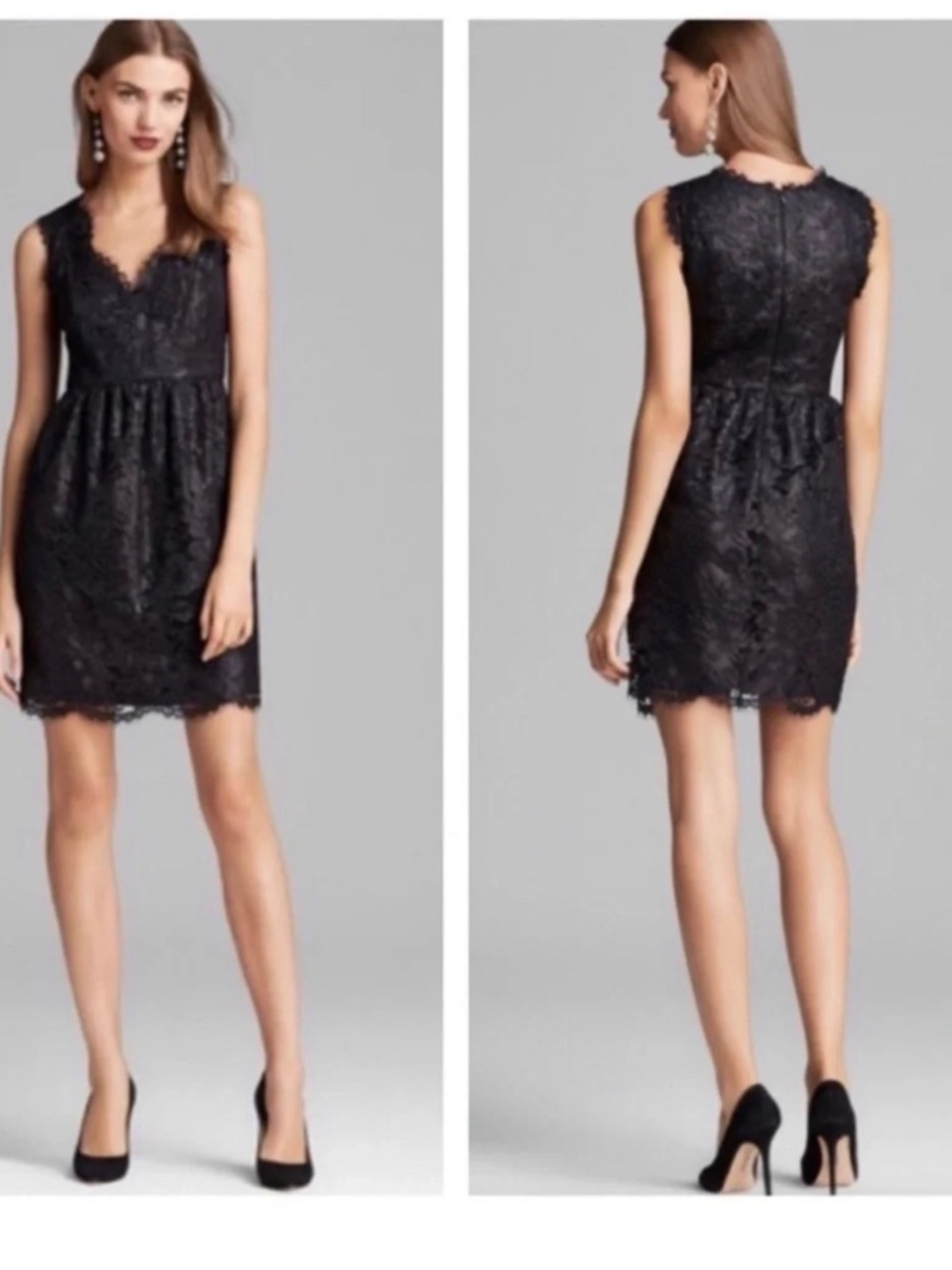 Classic Little Black Lace Dress by Shoshanna in Women’s Size 8